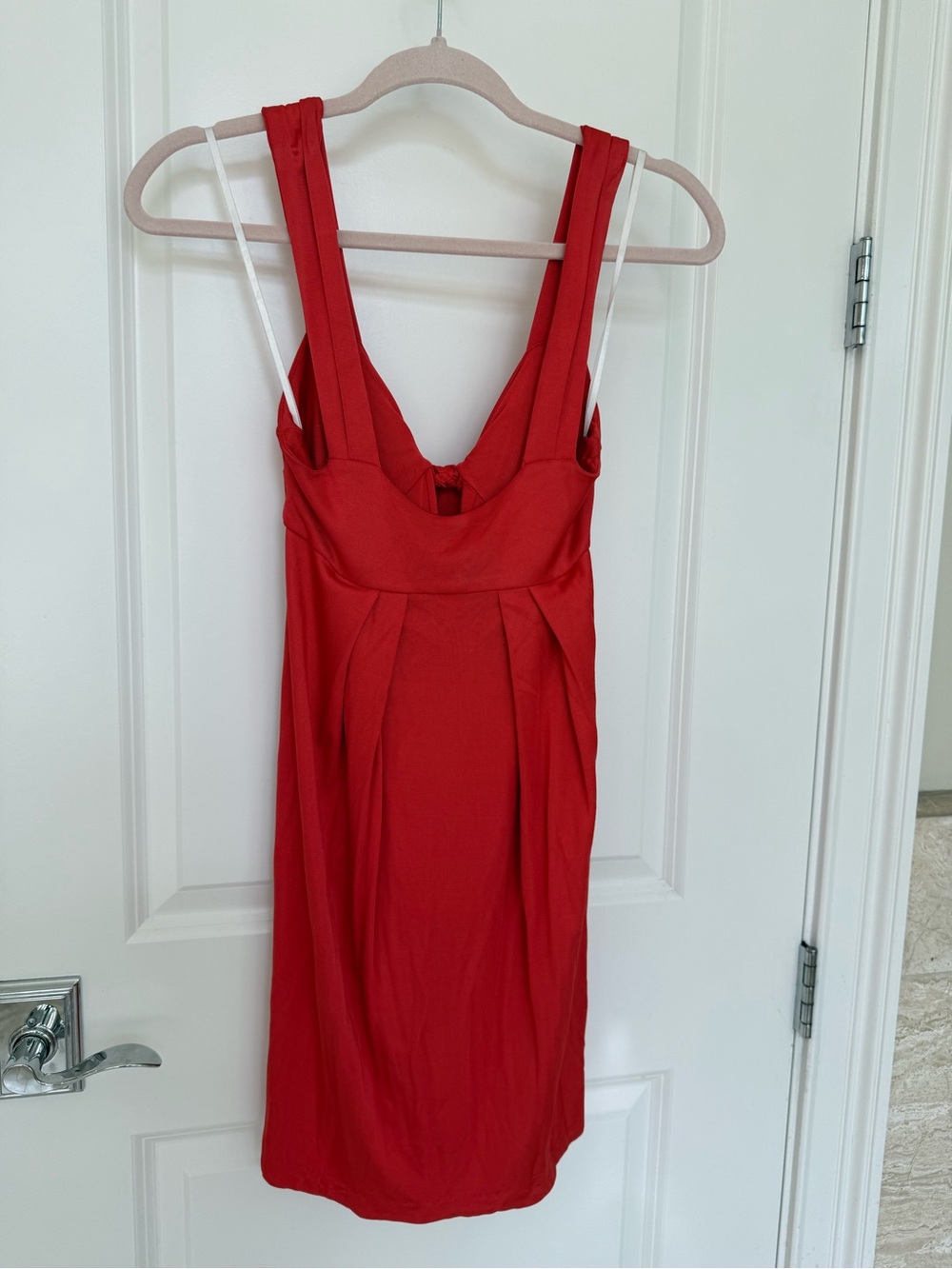 Diane Von Furstenberg Red Orange Mini Dress - Picture 2 of 2